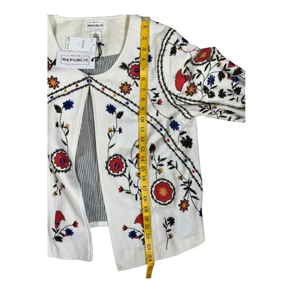 NWT For‎ The Republic Embroidered Blazer - Picture 6 of 7